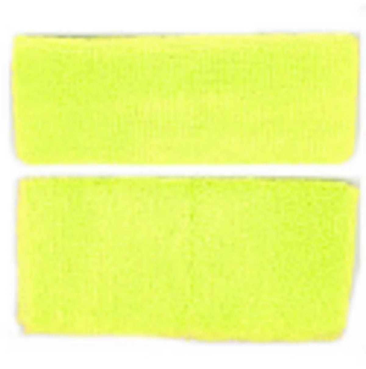 Sweatband Set - Neon Yellow
