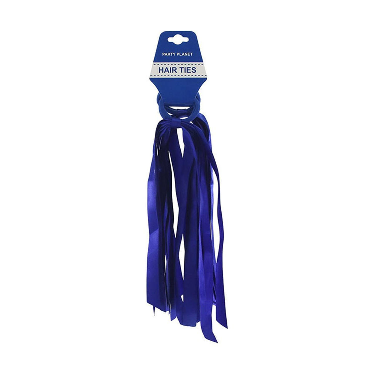 Tassel Hair Tie - Blue