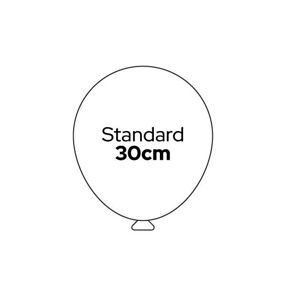 Standard Helium Latex Balloon 30cm