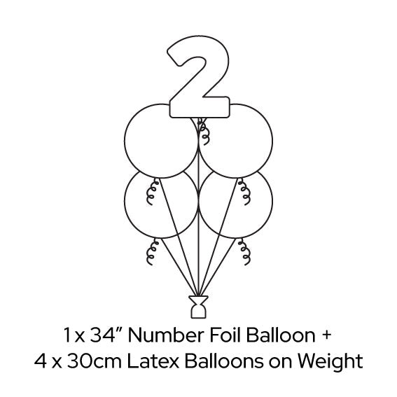 One Number Foil Bunch