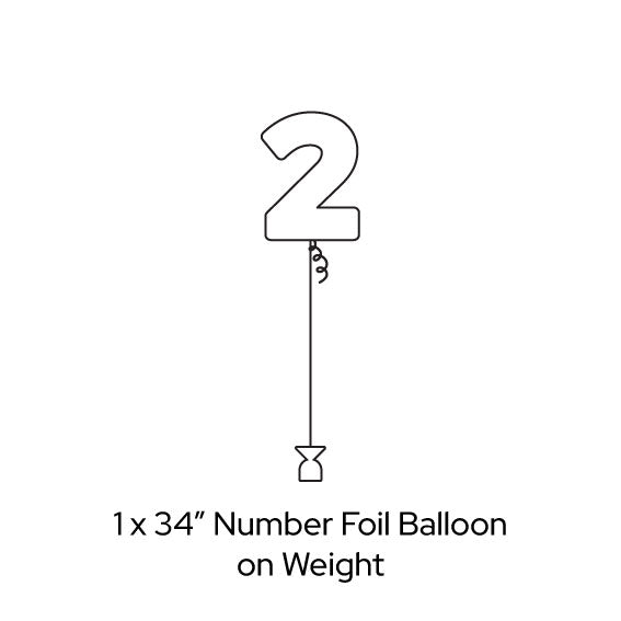 One Number Foil on a Weight