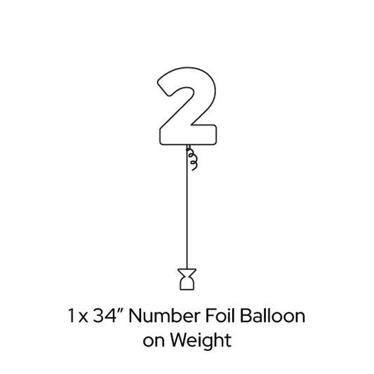 One Number Foil on a Weight