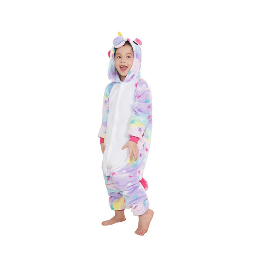 Unicorn Hooded Onesie Costume - Child - STD