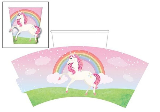 Unicorn Paper Cup Sleeves