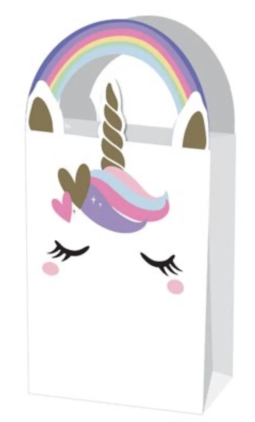 Unicorn Paper Party Bags Pack of 4