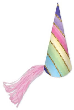 Unicorn Party Hats Pack of 6