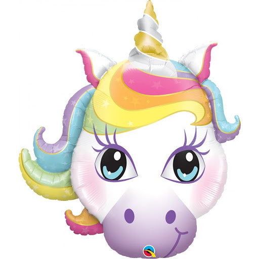 Unicorn Pastel Face Supershape Foil