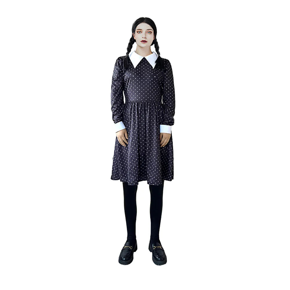 Wednesday Gothic Dress Costume