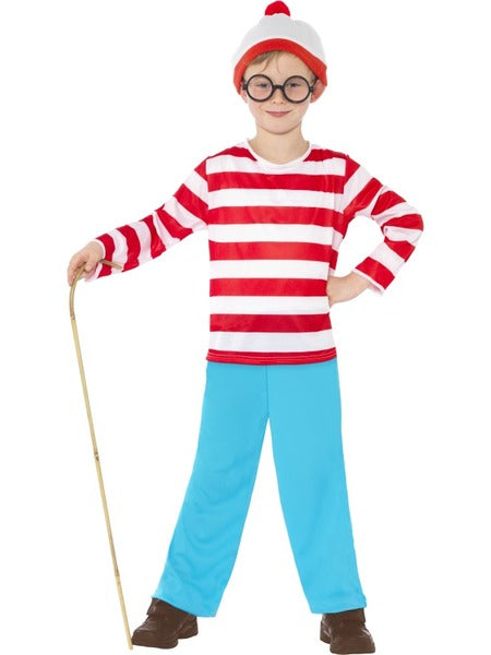 Where's Wally Costume  - Child  - L