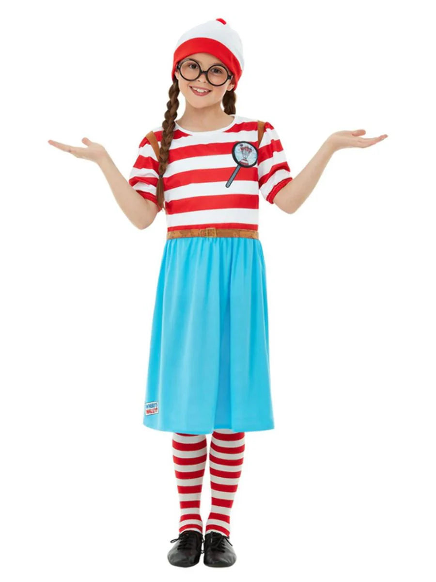 Where's Wally Wenda Costume - Child - S