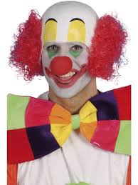 Wig - Clown Rubber Top, Red