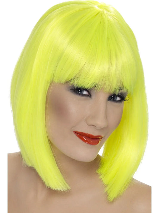 Wig - Glam Neon Yellow
