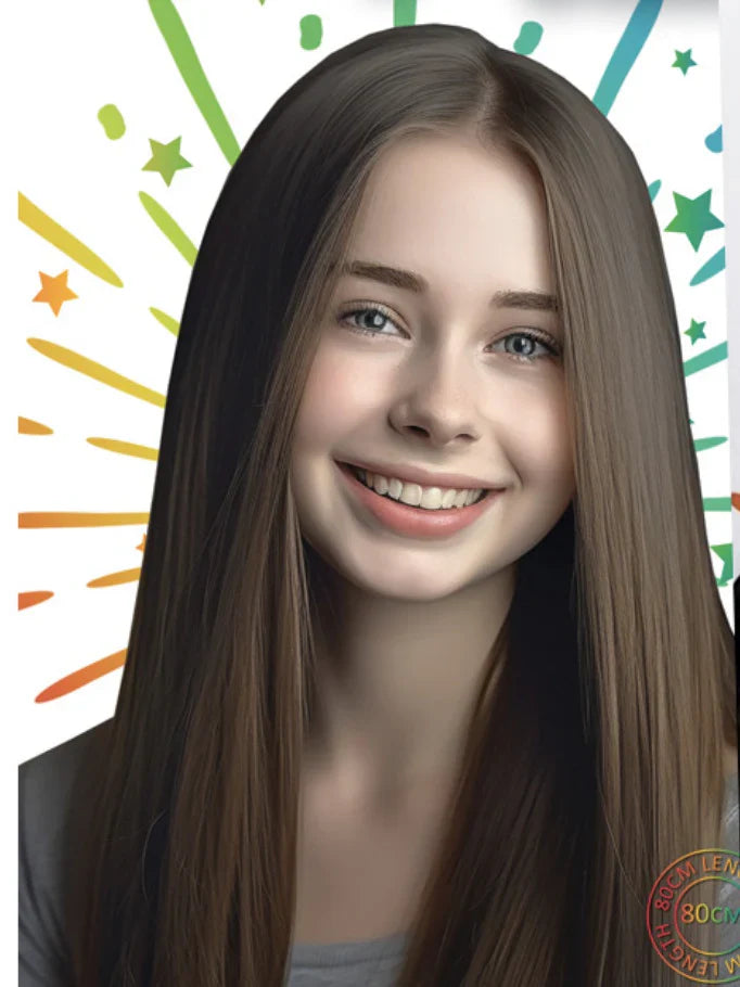 Wig - Long Brown