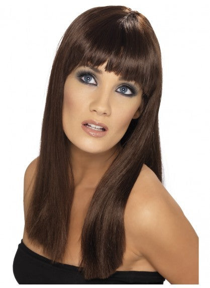 Wig - Long Brown Glamourama
