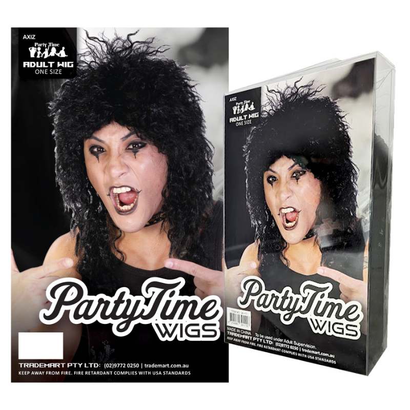 Wig - Rockstar Black