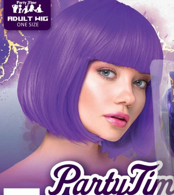 Wig Bob - Purple