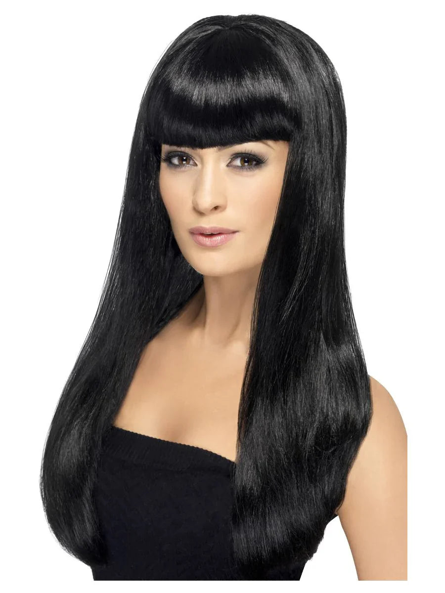 Wig Long - Babelicious  Straight with Fringe Black