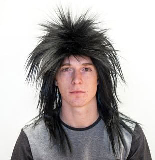 Wig Short Rocker Black