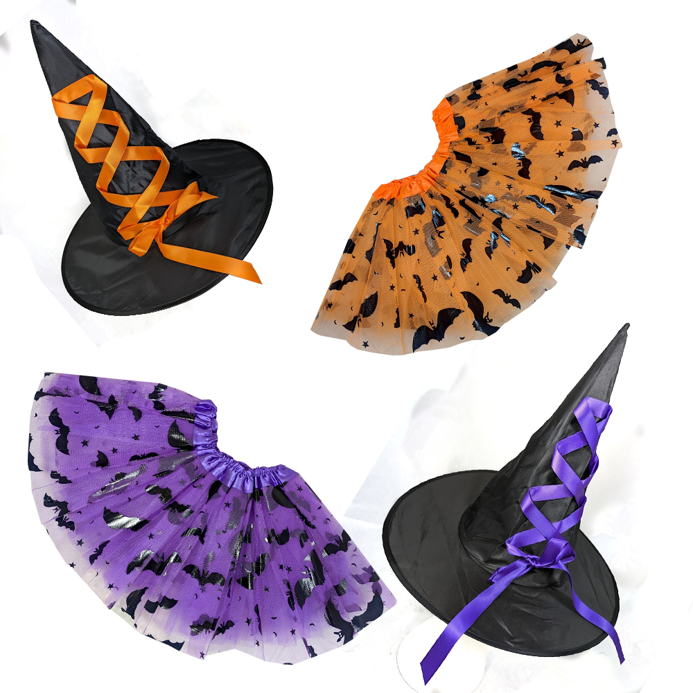 Witch Hat and Tutu Costume Set - Child