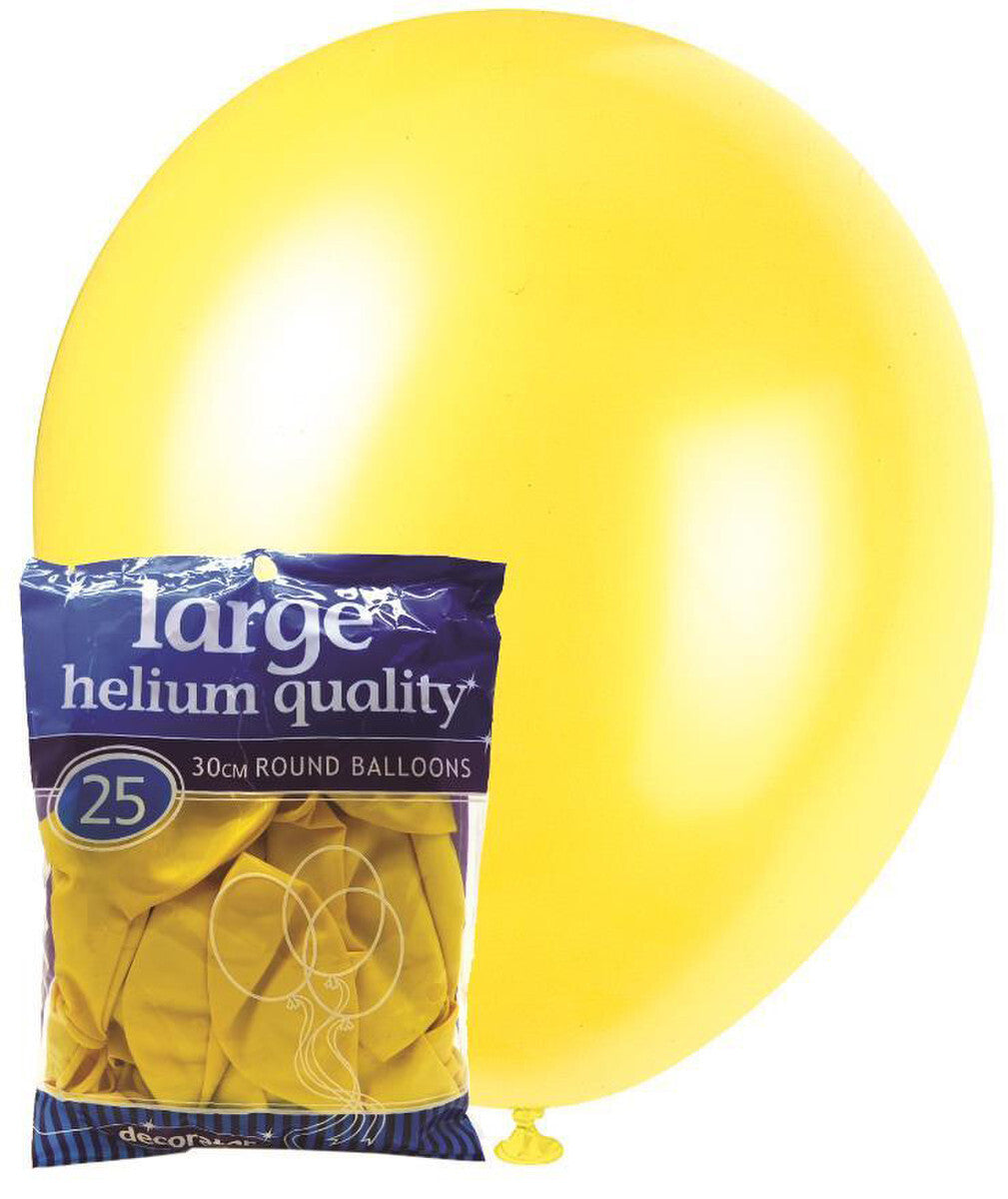 Yellow Decorator Balloons