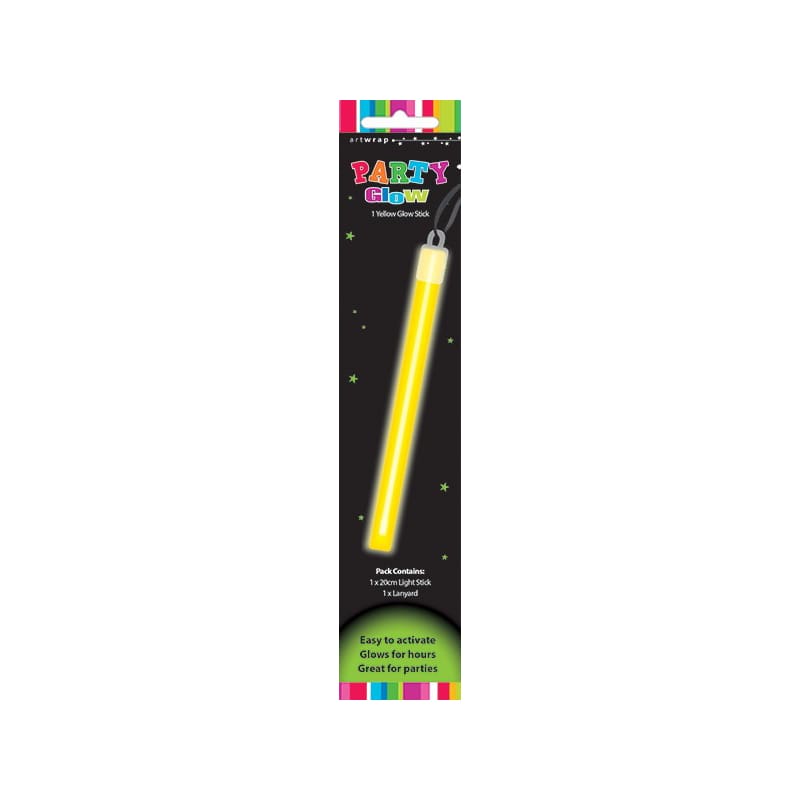 Yellow Glow Stick Single Pack
