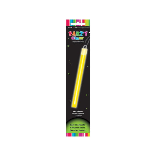 Yellow Glow Stick Single Pack
