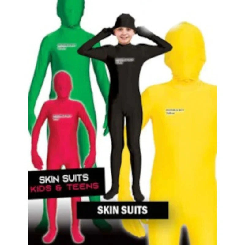 Yellow Invisible Skin Suit Costume - Child - L